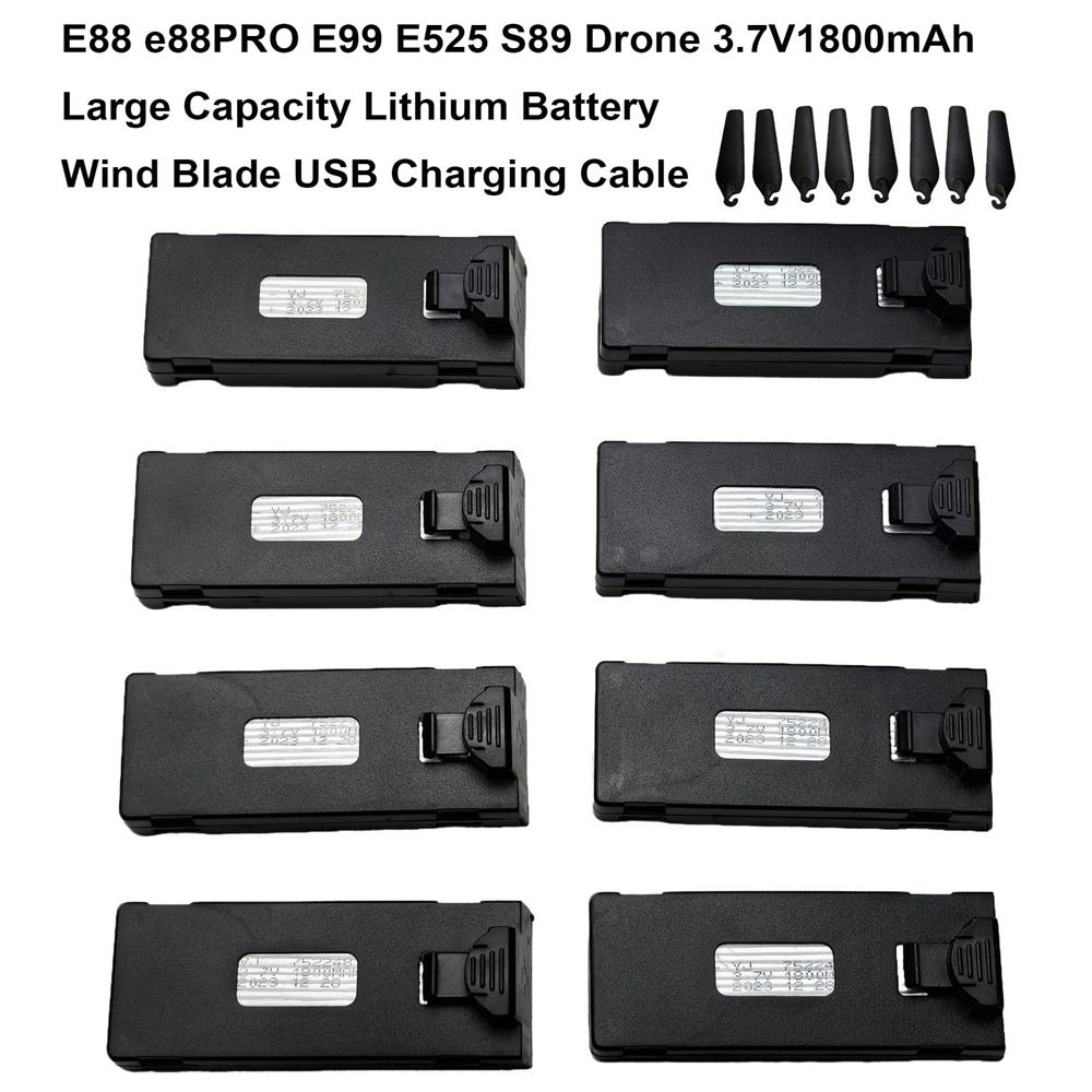 Black Lithium Battery 3.7V1800 - Eachine Drone E010 review and price